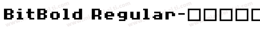 BitBold Regular字体转换